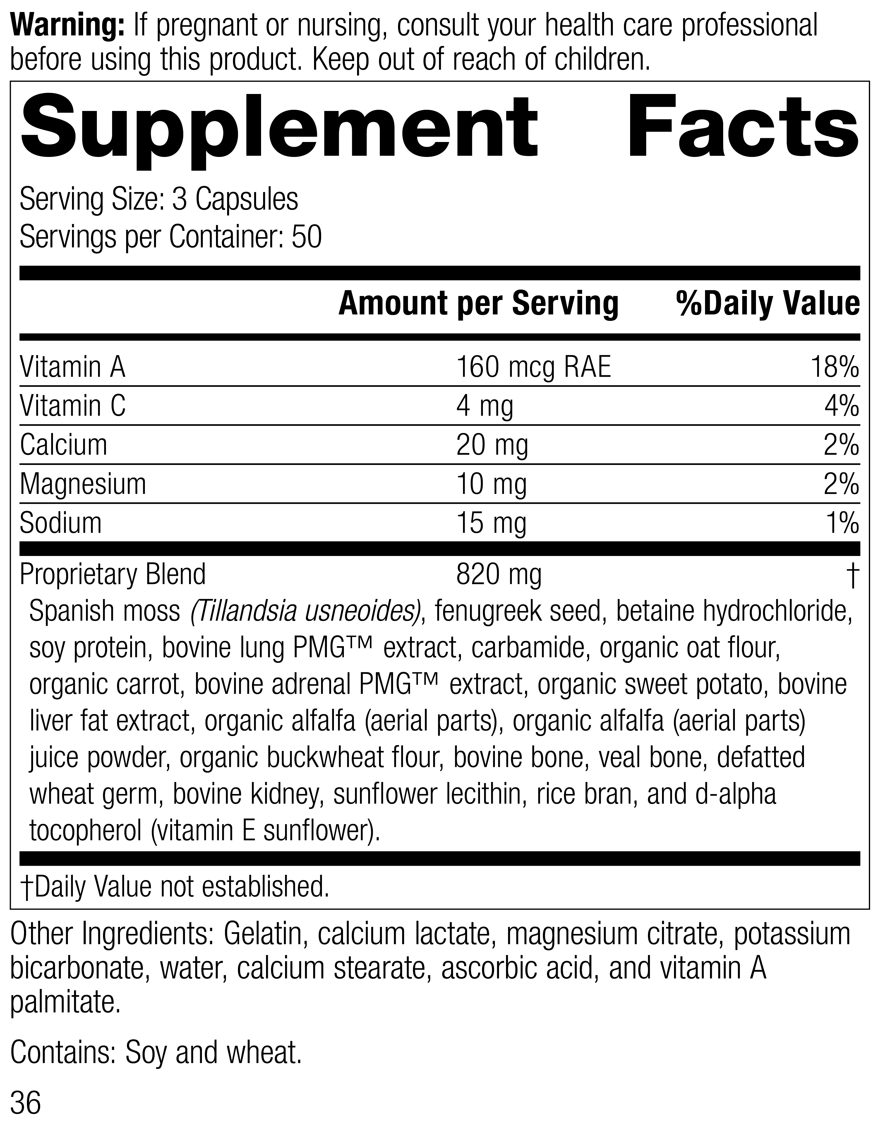 Allerplex® Supplement Facts