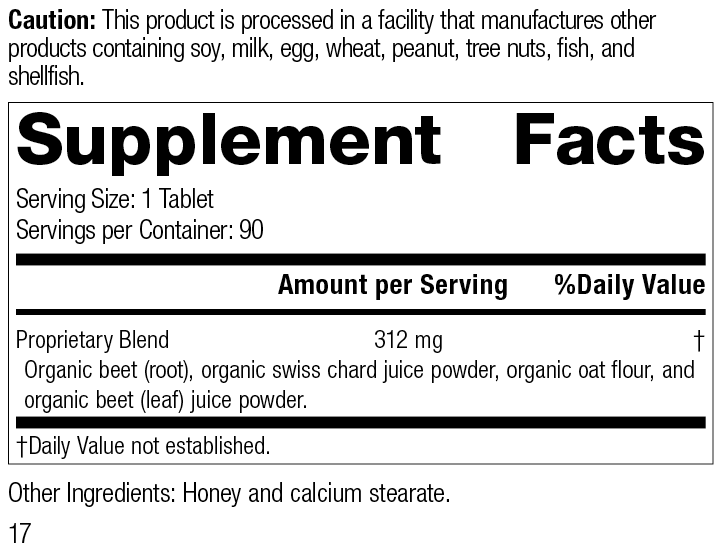 Betafood® Supplement Facts