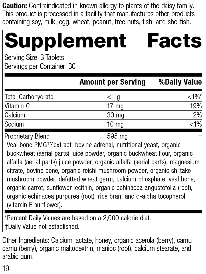 Cataplex® C Supplement Facts
