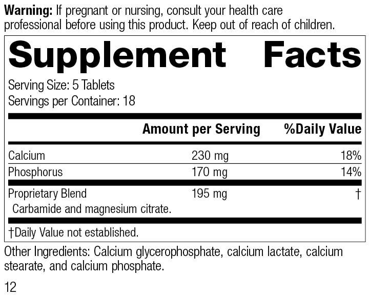 Calsol® Supplement Facts