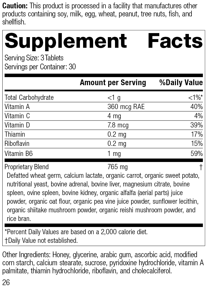 Catalyn® Supplement Facts