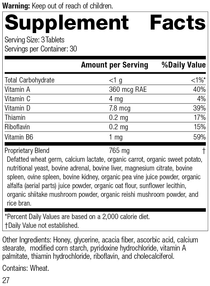 Catalyn® Supplement Facts