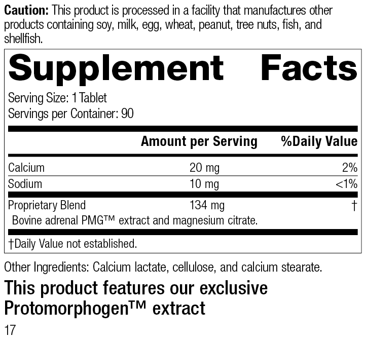 Drenatrophin PMG® Supplement Facts