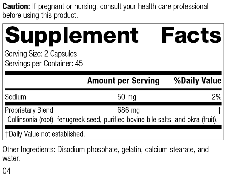 Fen-Cho® Supplement Facts