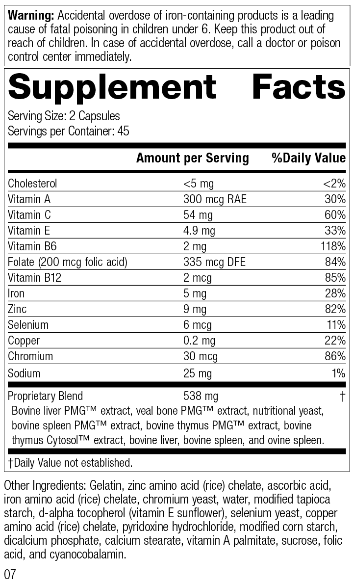 Immuplex® Supplement Facts