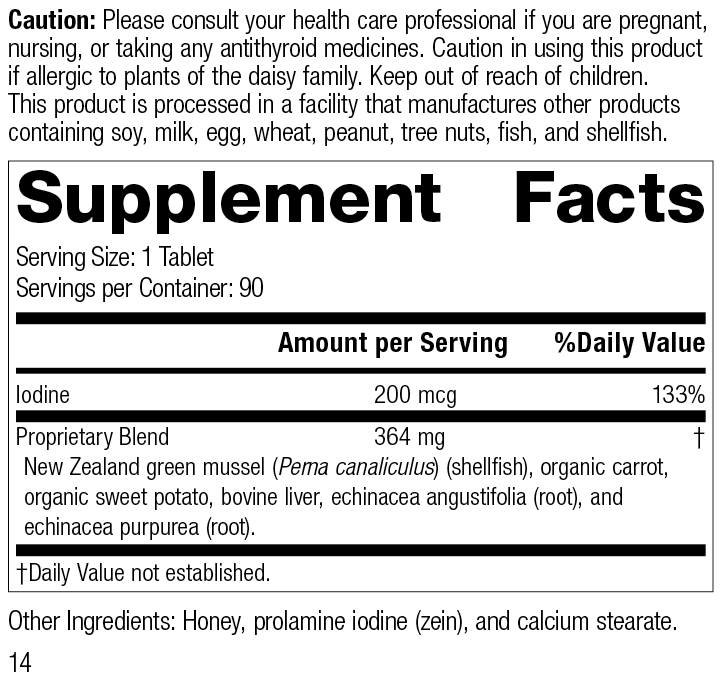 Iodomere® Supplement Facts