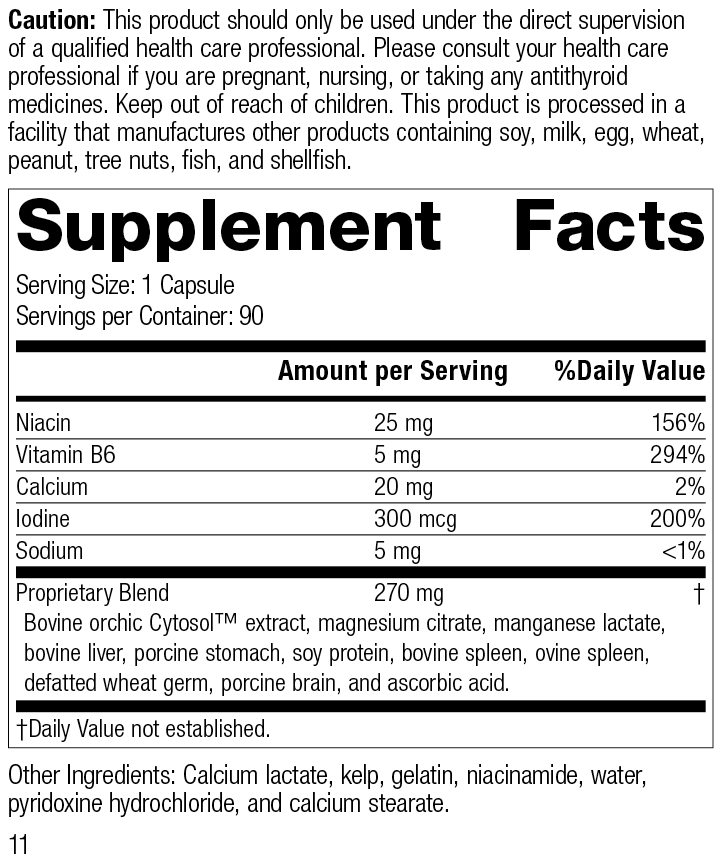 Min-Chex® Supplement Facts
