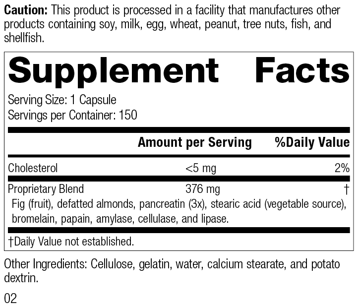 Multizyme® Supplement Facts