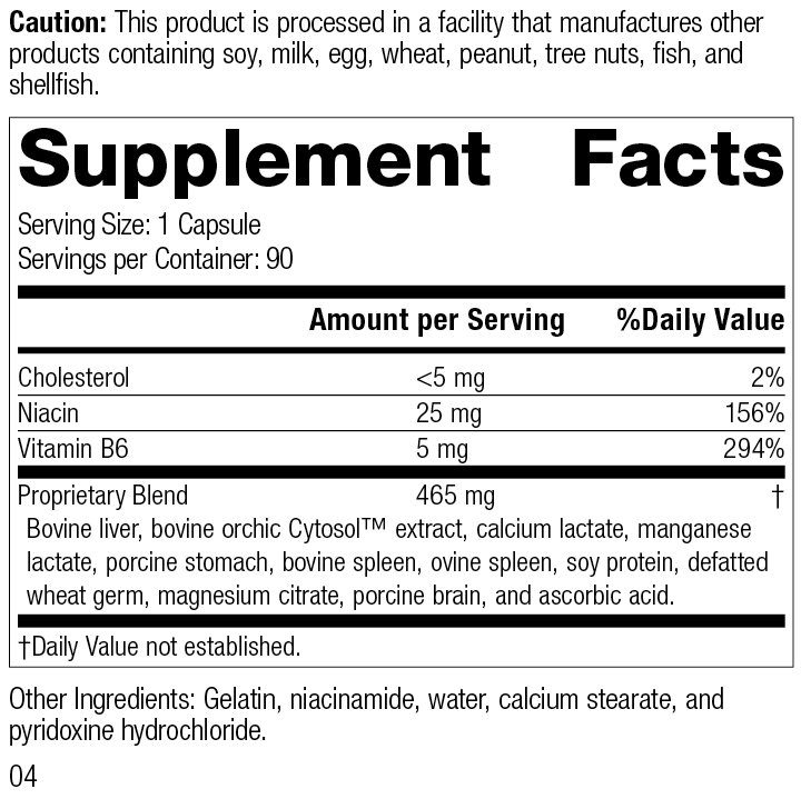 Orchex® Supplement Facts