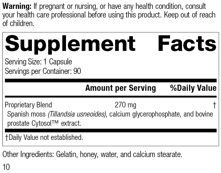 Prost-X™ Supplement Facts