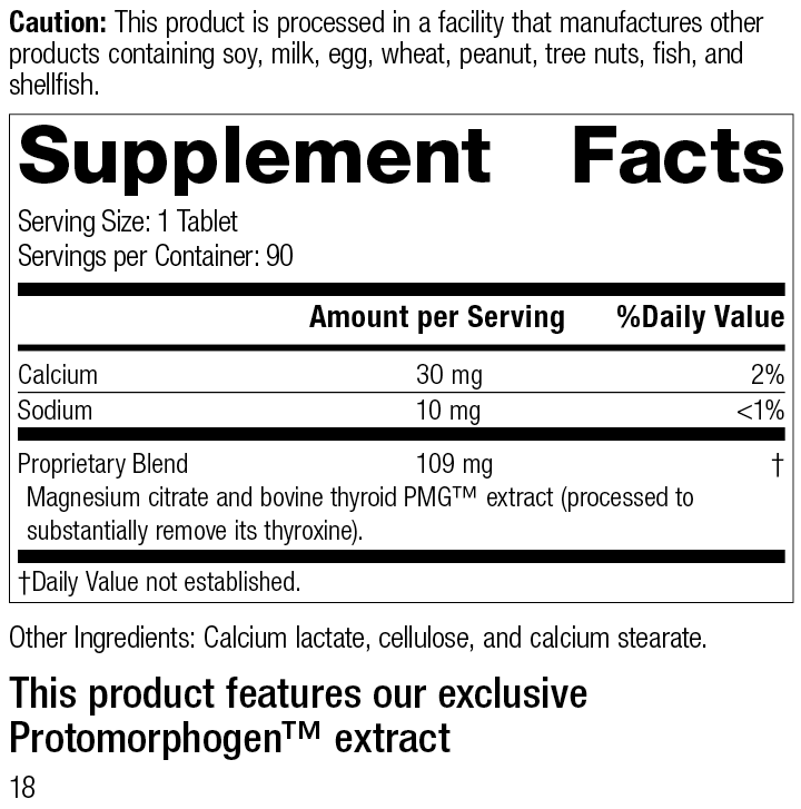 Thytrophin PMG® Supplement Facts