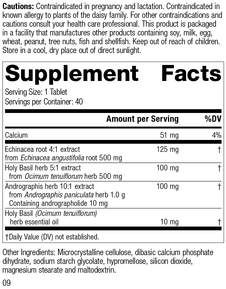 Andrographis Complex Supplement Facts