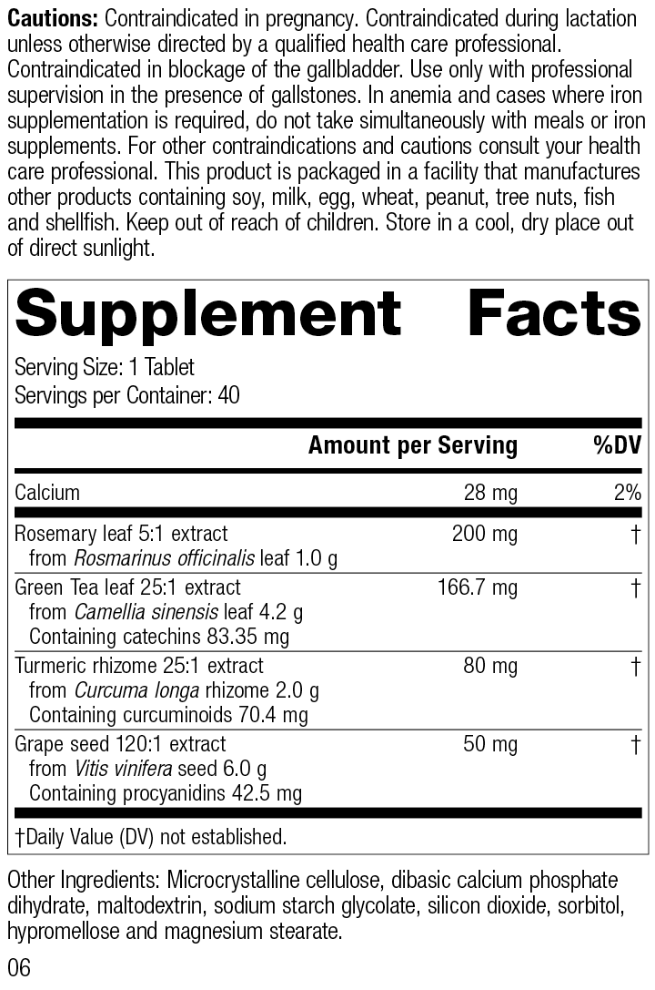 Vitanox® Supplement Facts