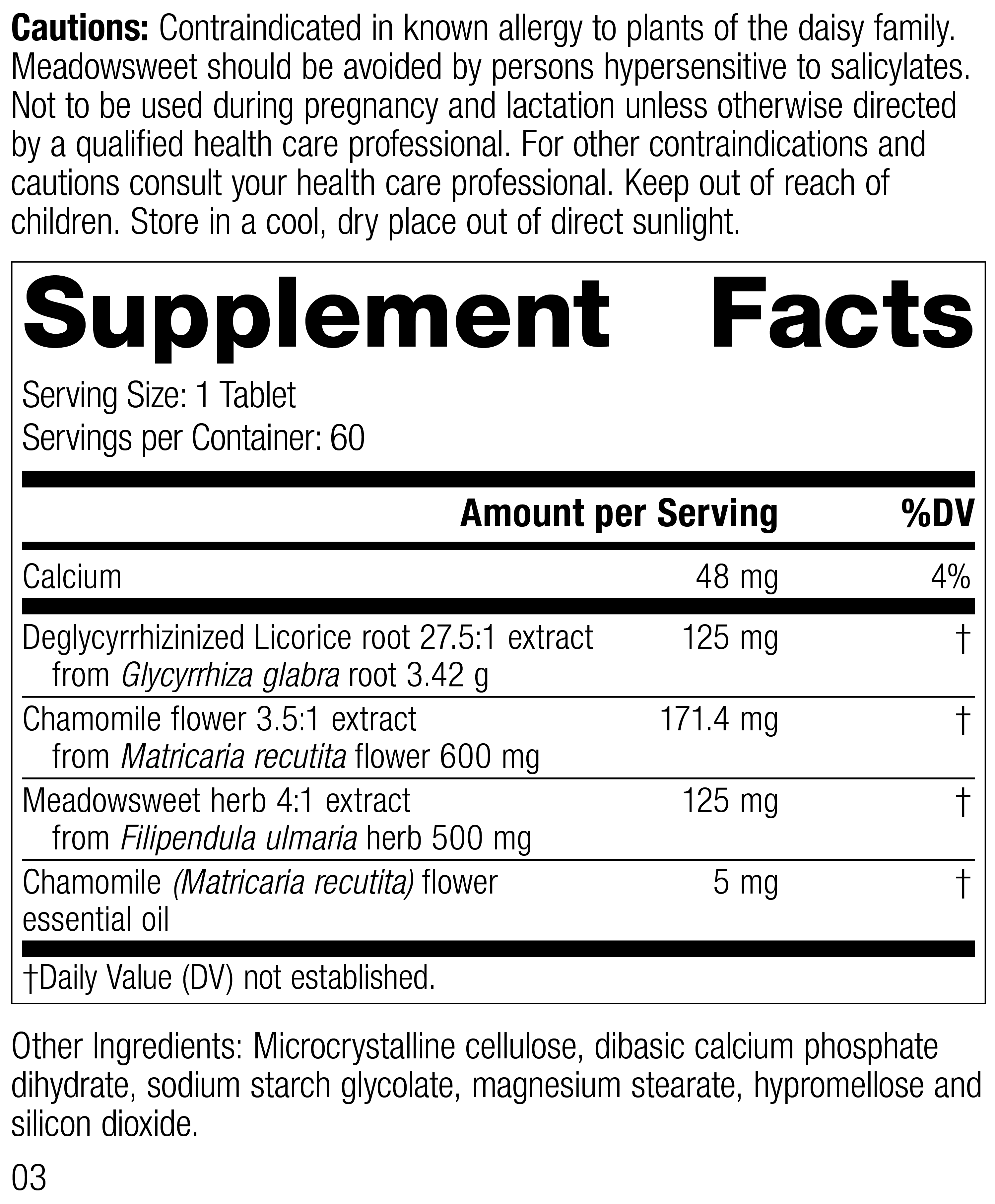 HiPep Supplement Facts