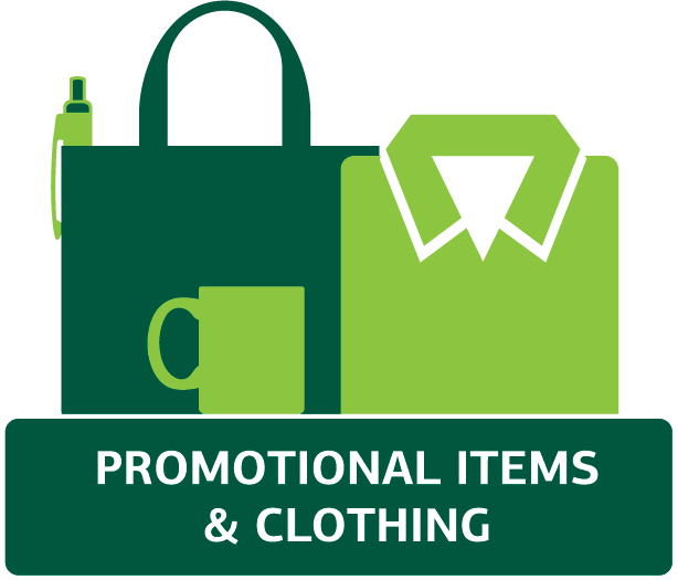 Promotional Items and Clothing Image