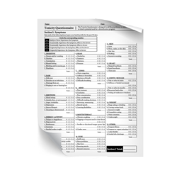 Toxicity Questionnaire