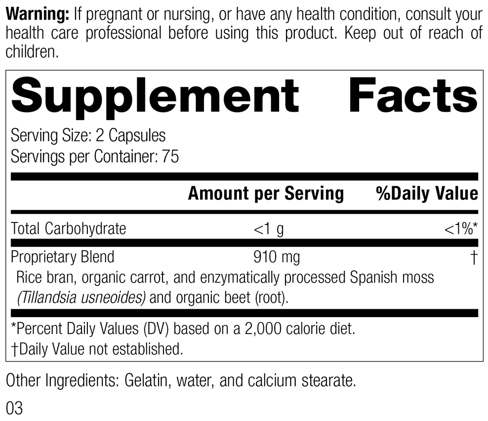 Zymex® Capsules Supplement Facts